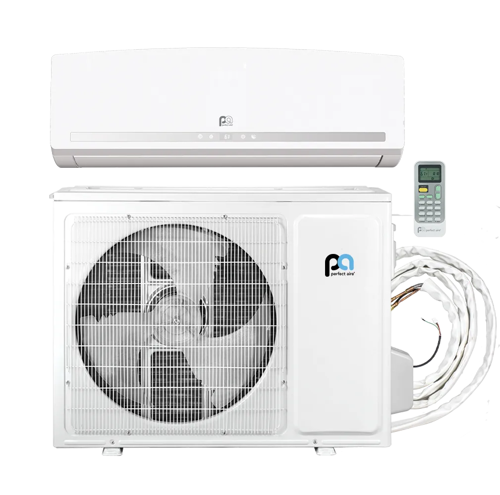 12,000 BTU Quick Connect Mini-Split Single-Zone System with Indoor & Outdoor Units, Line Set - 115V