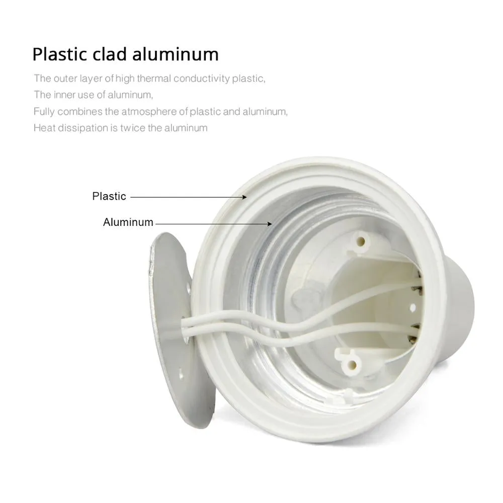 220V 7W GU10 MR16 LED Spotlight Non-Dimmable LED Bulb lamp Downlight Plastic Aluminum Cool Spot light Table Ceiling light