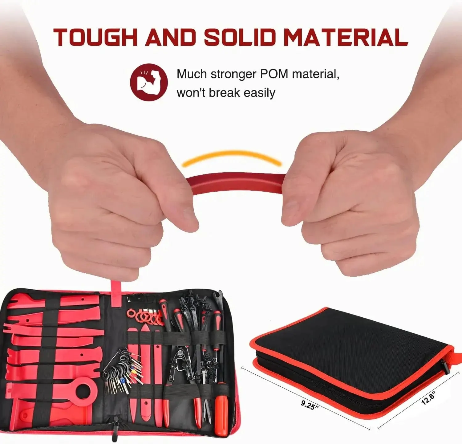 238 Pcs Trim Removal Tool Kit Red