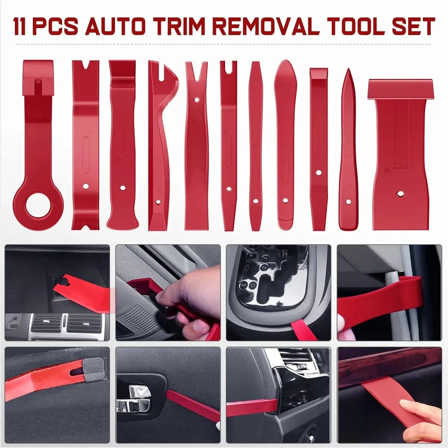 238 Pcs Trim Removal Tool Kit Red