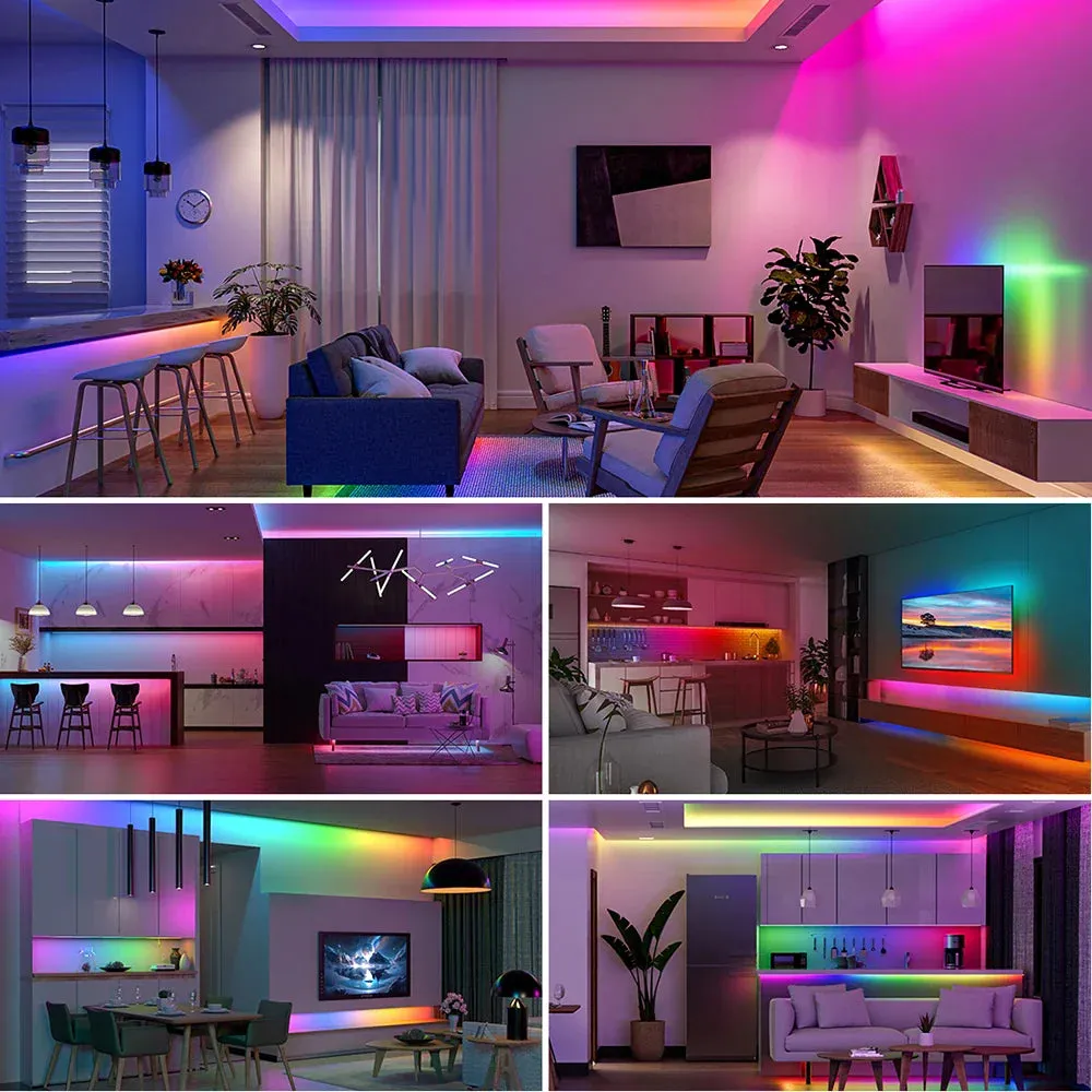 2835SMD WS2811 LED Strip Chasing Color 108LEDs/M External Bright Addressable 8mm Tape DC 24V