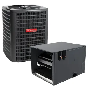 3 Ton Cooling - Goodman Air Conditioner   Coil System - 13.4 SEER2 - 21" Coil Width Horizontal Installation