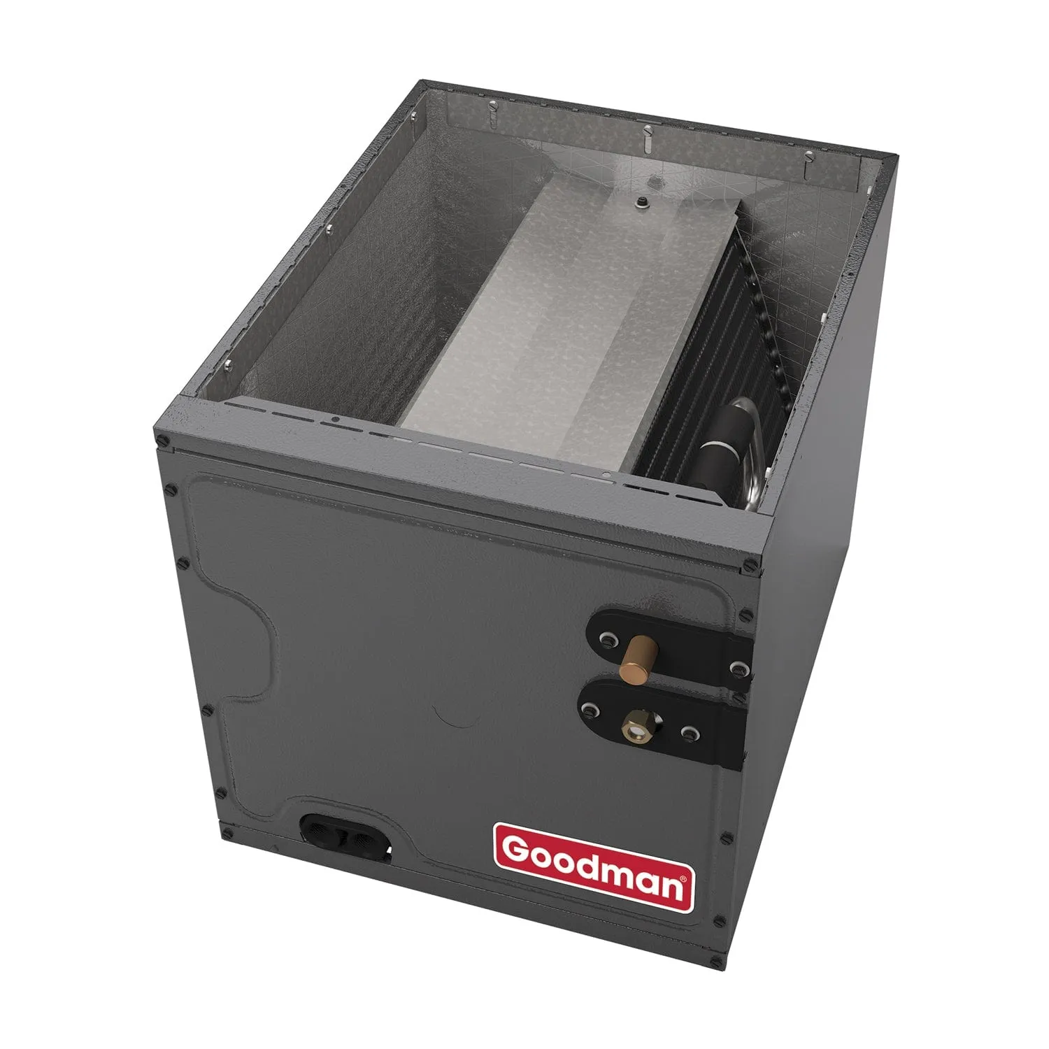 3 Ton Goodman 13.4 SEER2 Air Conditioner & Coil Cooling System – 17.5” Coil Width Upflow/Downflow Installation