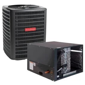 3.5 Ton Cooling - Goodman Air Conditioner   Coil System - 13.4 SEER2 – 24.5" Coil Width Horizontal Installation