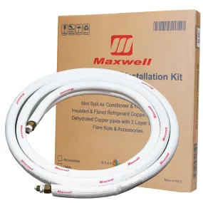 3/8" x 5/8"  Mini Split Refrigerant Line Set 33' Length Factory Flared