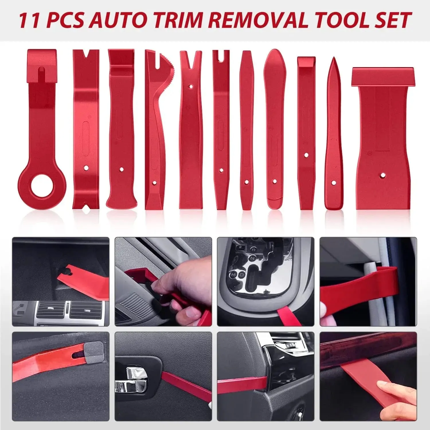 88 Pcs Trim Removal Tool Kit Red