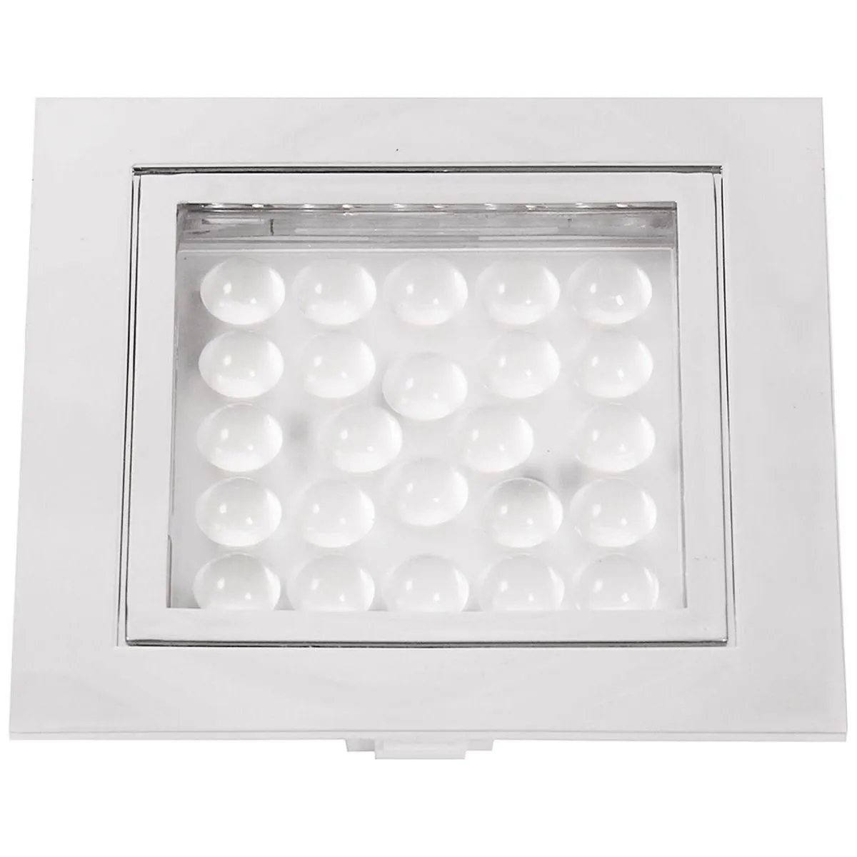 AAA LED Square Downlight Chrome Warm White