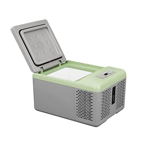 Alpicool C9PT Mini Portable Freezer, 12 Volt Car Refrigerator, 10 Quart Fast Cooling, with 12/24V DC and 100-240V AC for Outdoor, Camping, RV, Truck, Boat
