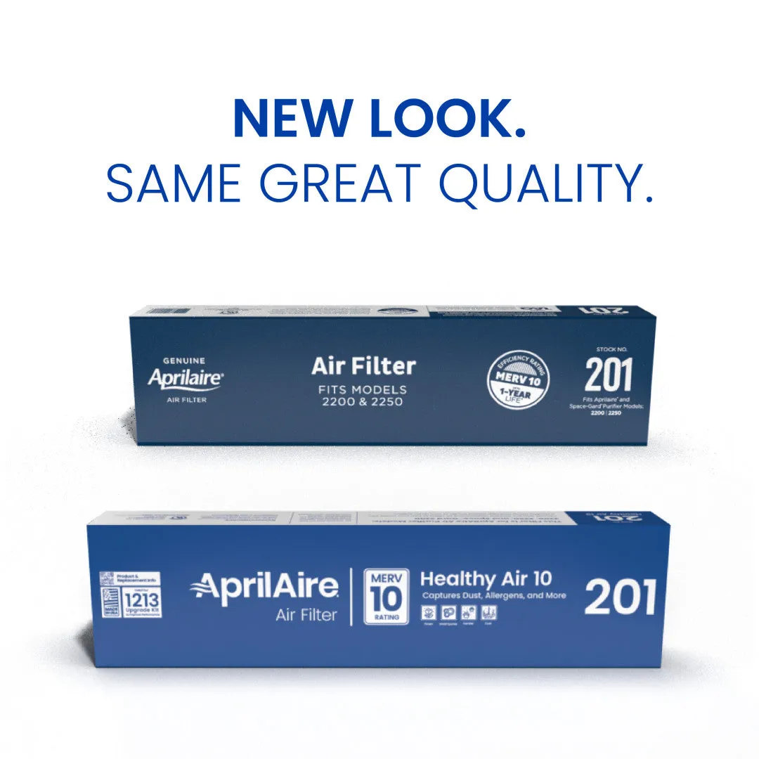 AprilAire 201 MERV 10 Air Filter for Whole-House Air Purifier Models 2200, 2250, Space-Gard 2200 or 2250
