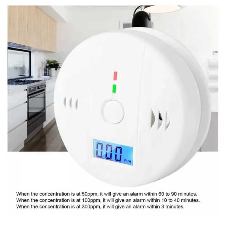 Battery Operated Carbon Monoxide Detector Xf0367