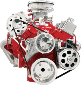 Billet Specialties Serpentine Conversion Pulley Kits FM2111PC