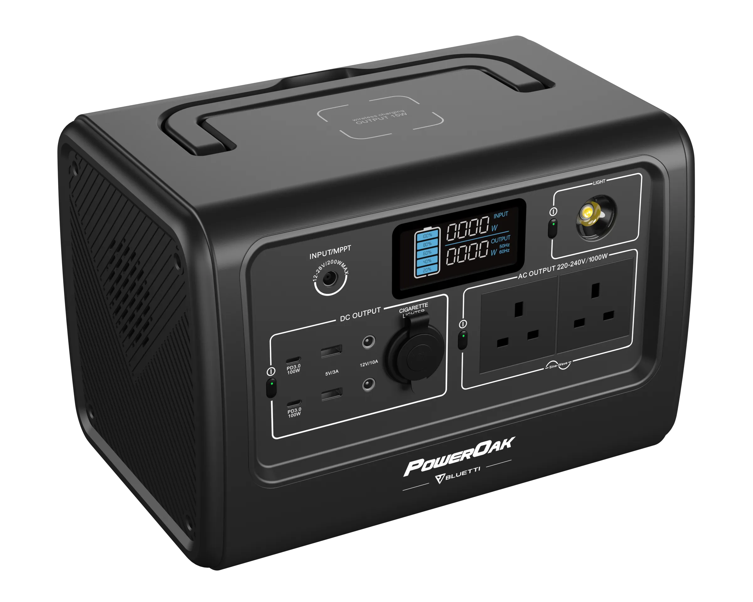Bluetti EB70 portable solar power station