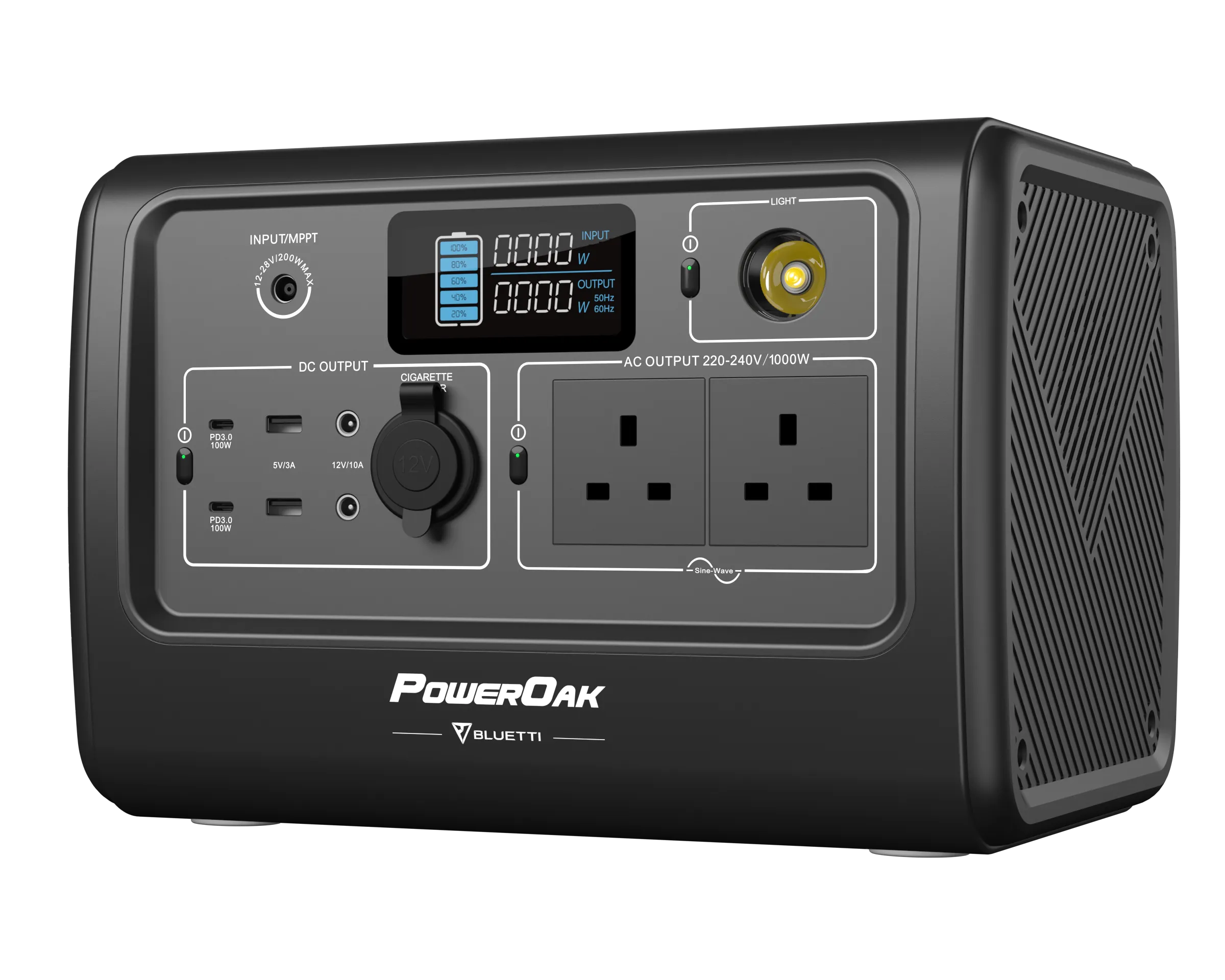 Bluetti EB70 portable solar power station