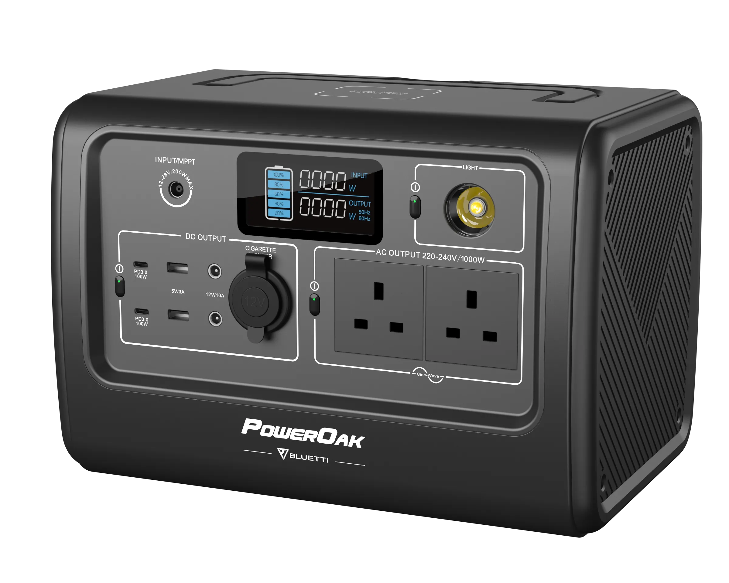 Bluetti EB70 portable solar power station