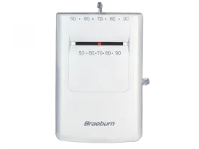 Braeburn 505 Heat Only Mechanical Thermostat