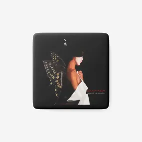 Butterfly Woman Porcelain Magnet