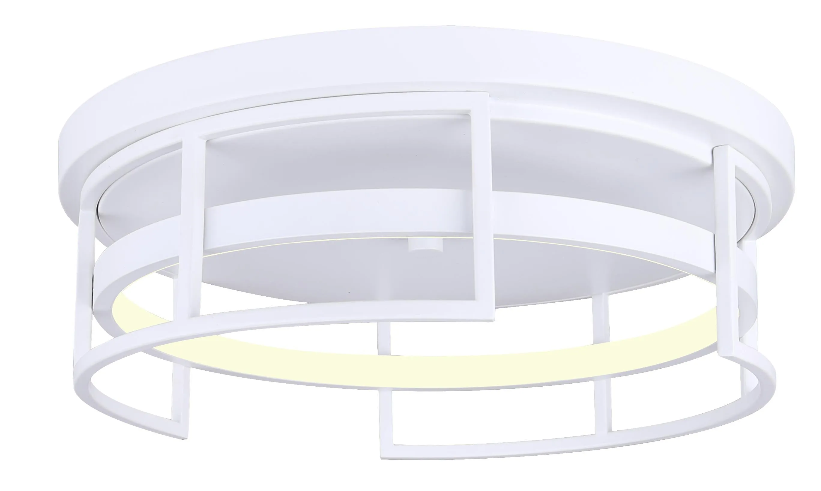 Canarm LFM231A15WH Amora LED Flush Mount In White
