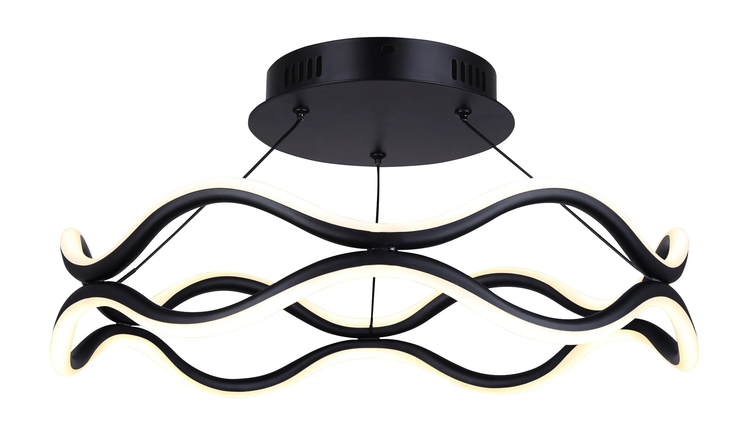 Canarm LSF280A17BK Castra LED Semi-Flush Mount Light