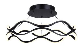 Canarm LSF280A17BK Castra LED Semi-Flush Mount Light