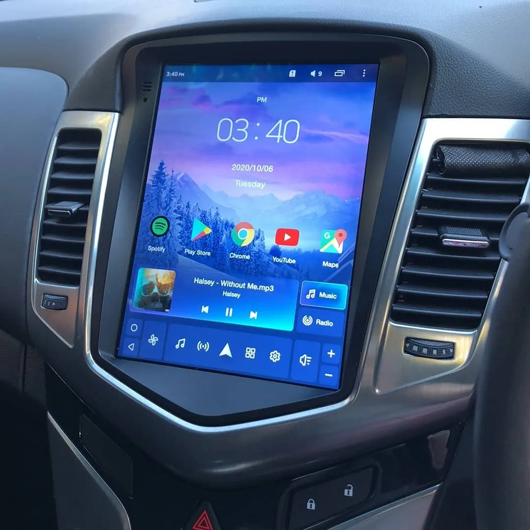 Car Dealz 11" Android 12.0 Chevrolet Holden Cruze J300 Tesla Style 2009-2014 w CAM In Dash Plus OEM Fascia