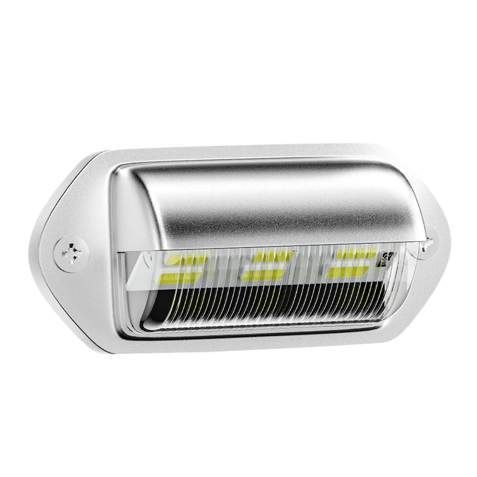 Car LED License Plate Light DC 12V To 24V Waterproof 6 LED License Plate Lamp Taillight Truck SUV Trailer Van RV Boats Accessory