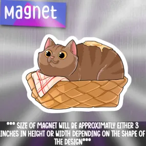 Cat- Bread Loaf Refrigerator Magnet