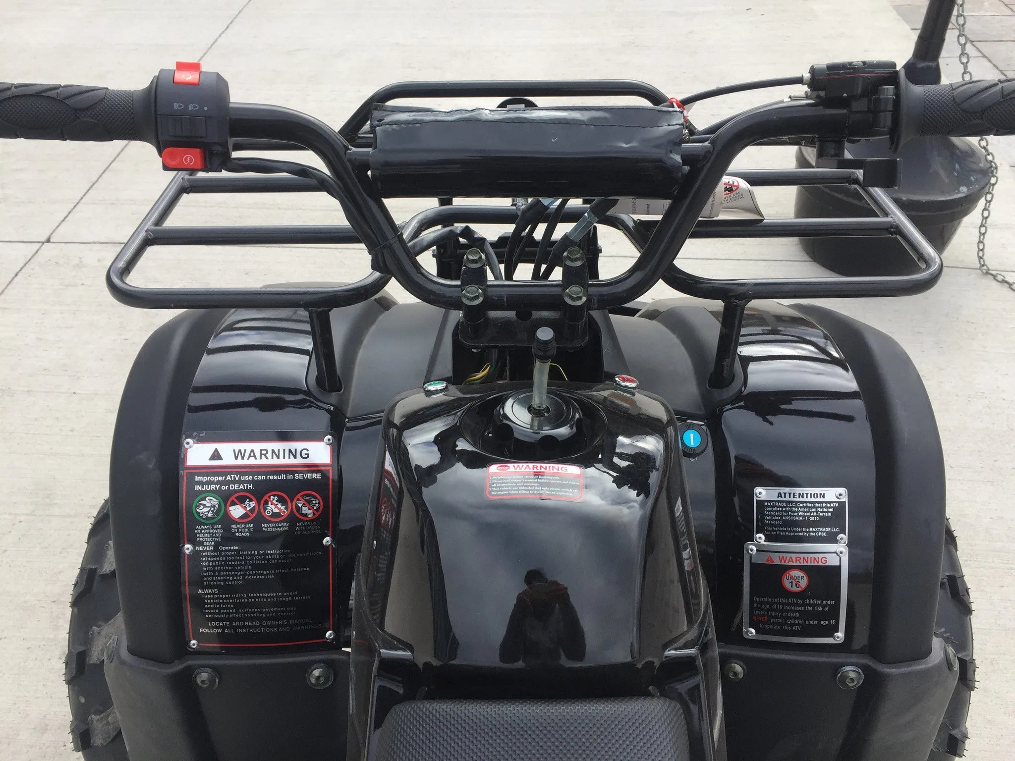 Coolster Ultimate 125cc ATV - Fully Automatic   Reverse - ATV-3125XR8-U