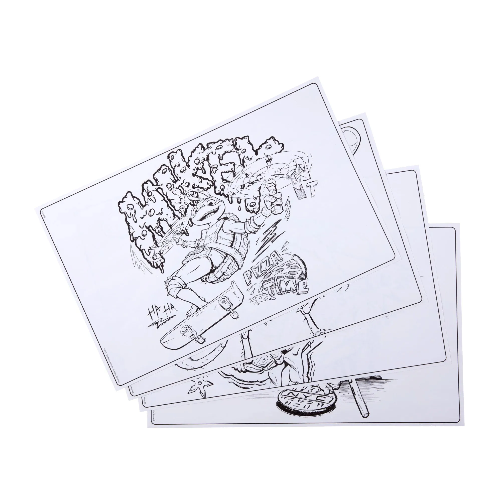 Crayola Giant Colouring Pages Teenage Mutant Ninja Turtles Mutant Mayhem