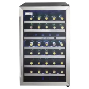 Designer Dual-Zone 19.44 In. 38-Bottle Free-Standing Wine Cooler
