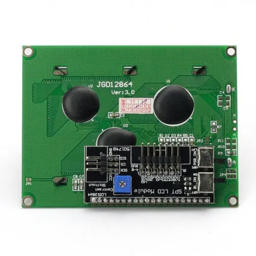 [Discontinued] SainSmart 12864 Graphic Blue LCD   Sensor Shield V5 for Arduino UNO MEGA R3 ATMEL AVR