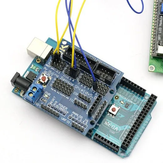 [Discontinued] SainSmart Mega2560 12864 LCD Sensor Shield V5 Kit For AVR ATmega8U2