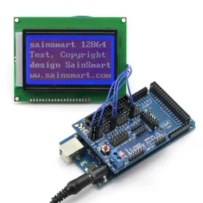 [Discontinued] SainSmart Mega2560 12864 LCD Sensor Shield V5 Kit For AVR ATmega8U2