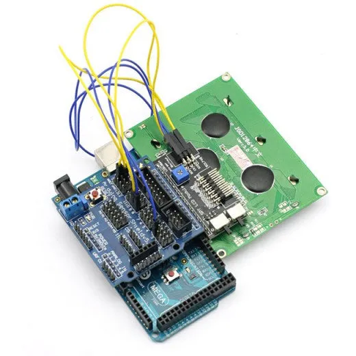 [Discontinued] SainSmart Mega2560 12864 LCD Sensor Shield V5 Kit For AVR ATmega8U2