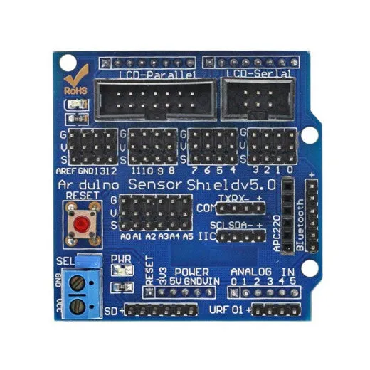 [Discontinued] Sainsmart Mega2560  1.8''LCD Display  Sensor Shield V5 Module For Arduino Robot