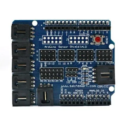 [Discontinued] SainSmart Sensor Shield V4 Module   LCD2004 for Arduino UNO MEGA R3 ATMEL AVR