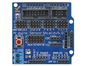 [Discontinued] SainSmart Sensor Shield V5 4 Arduino APC220 Bluetooth Analog Module Servo Motor