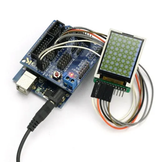 [Discontinued] Sainsmart UNO  1.8''LCD Display  Sensor Shield V5 Module for Arduino Robot AVR