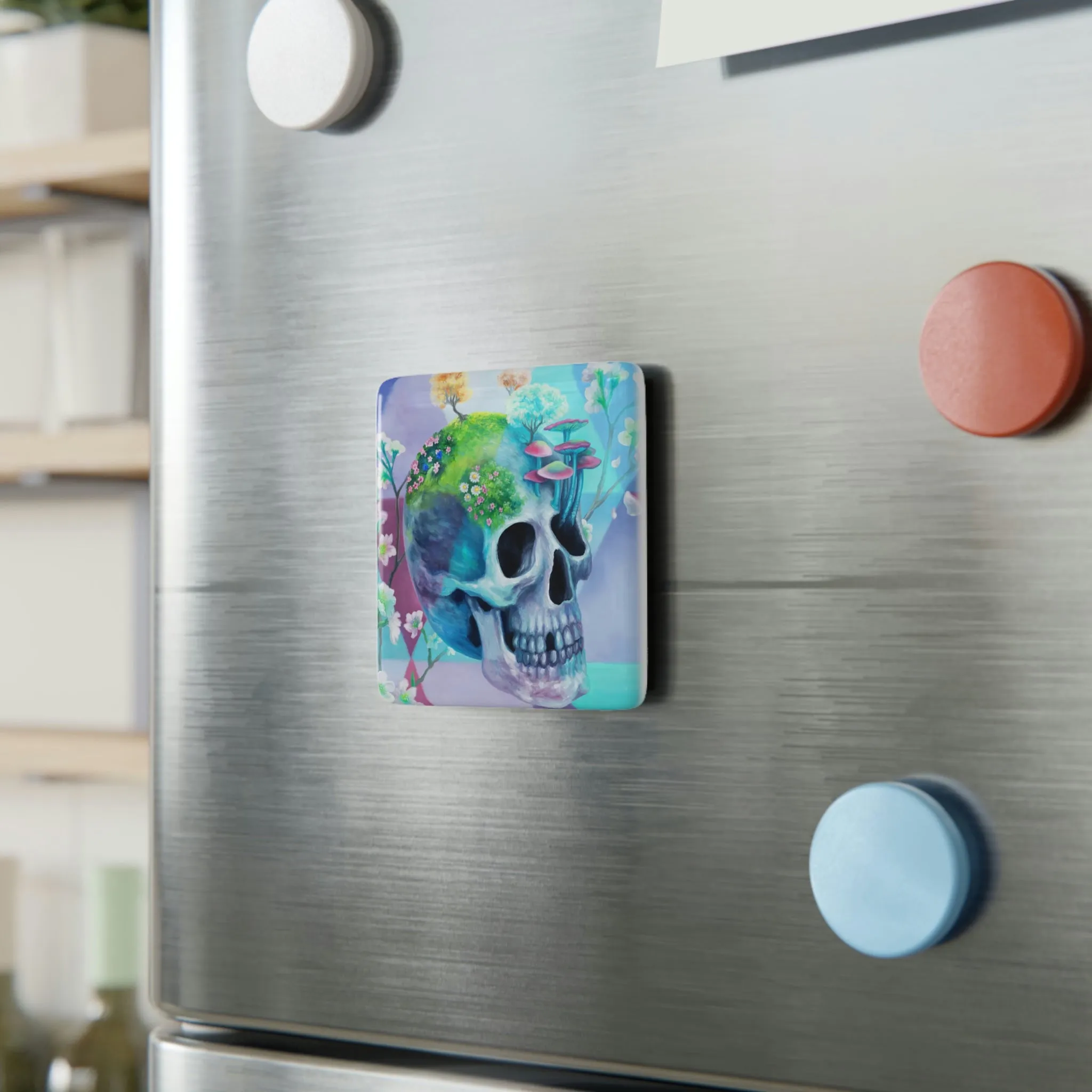 Eternal Bloom Porcelain Magnet