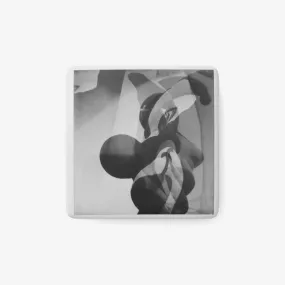 Funny Face Balloon Porcelain Magnet