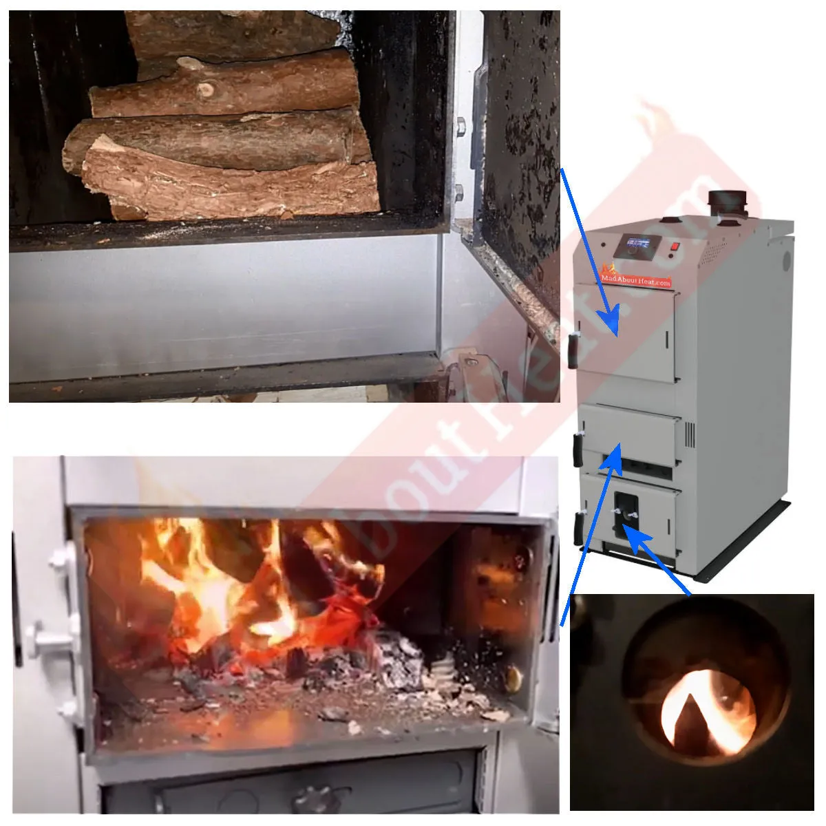 GSi 37kW Biomass Gasification Wood and Logs Boiler Pyrolyzer