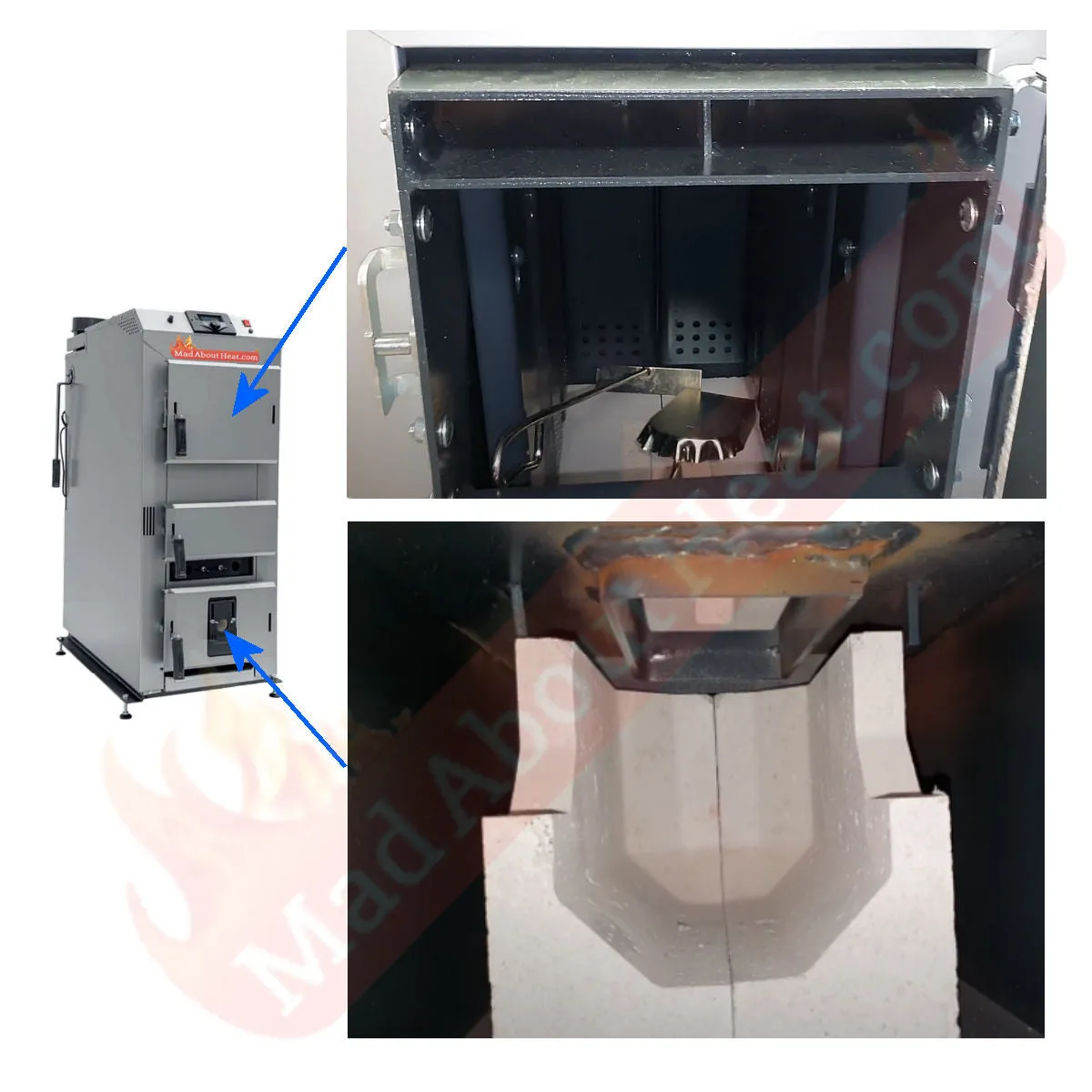 GSi 37kW Biomass Gasification Wood and Logs Boiler Pyrolyzer