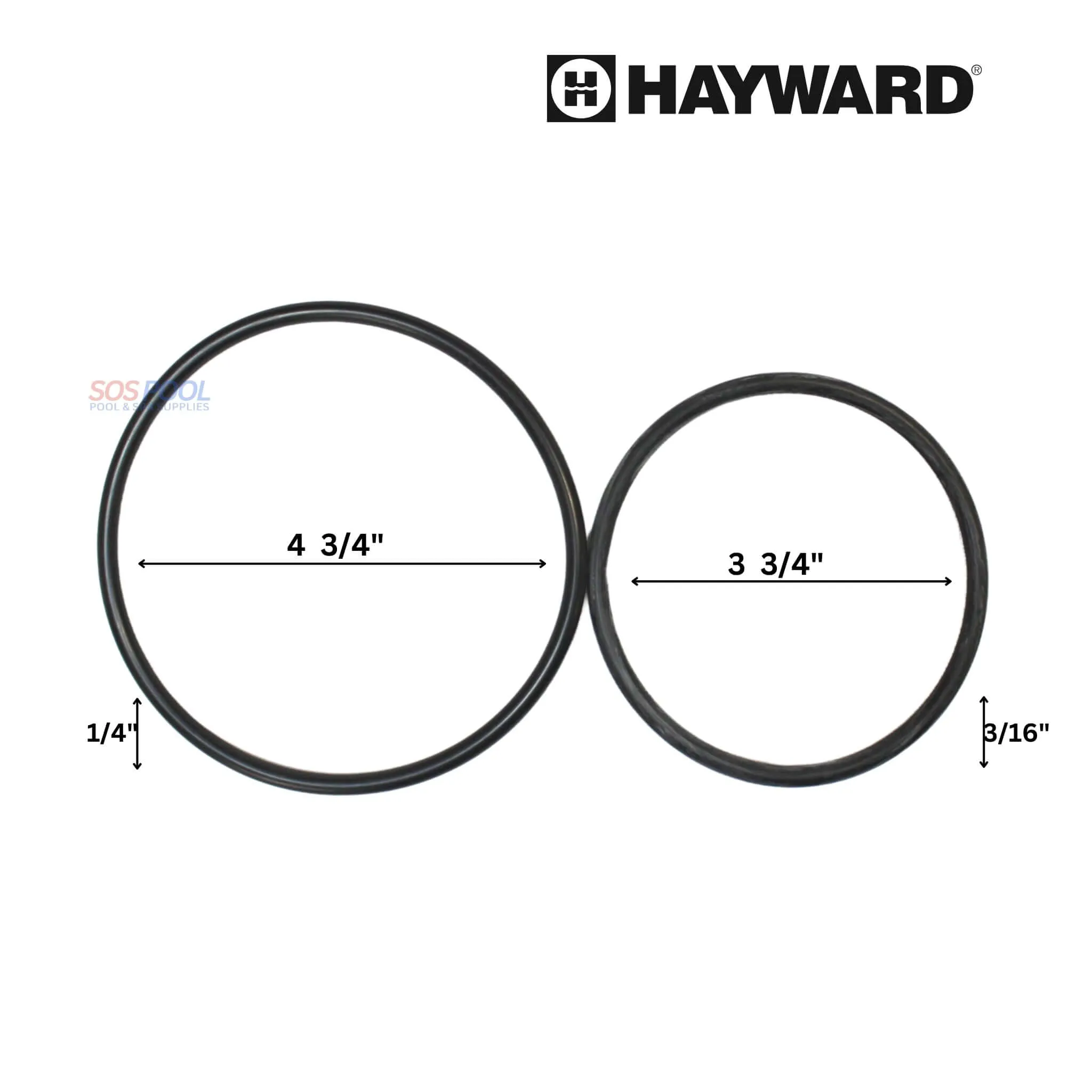 Hayward O-Ring Kit For Filter Manual Air Relief Valve | Set of 2 | DEX2420Z8A