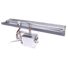 HPC Fire 121"X8" SS Linear Burner-Interlink Pan and T-Burner IL121X8SS