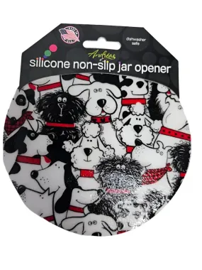 Jar Opener - Black / White Dogs 7