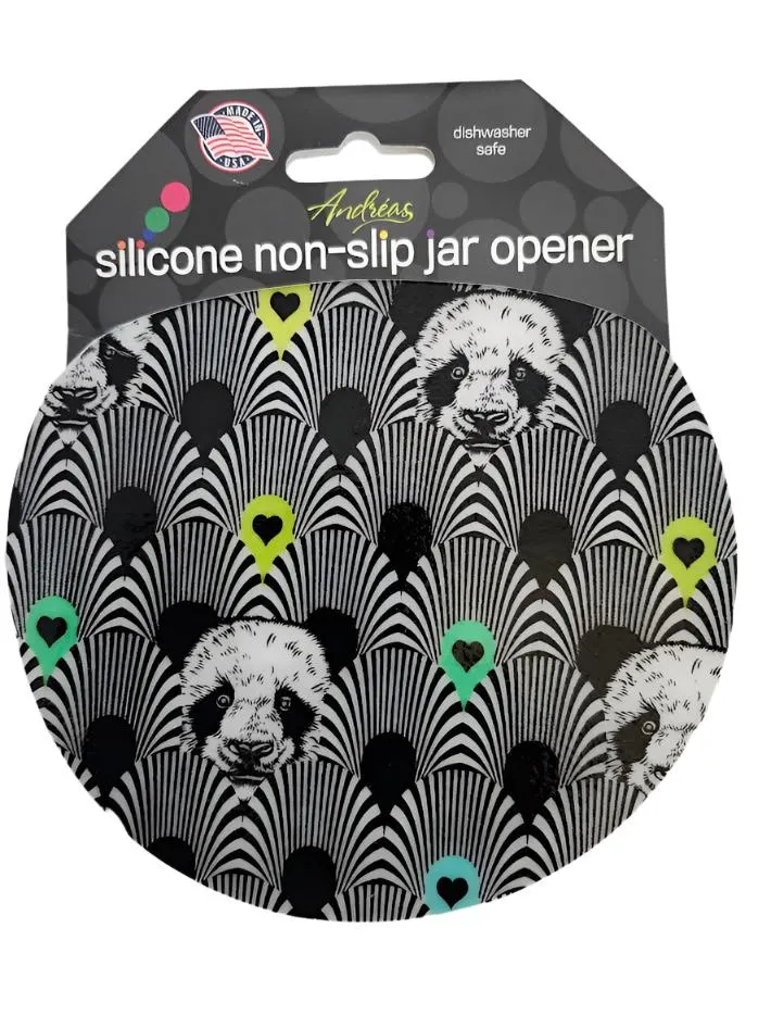 Jar Opener - Black/White Panda Face  58