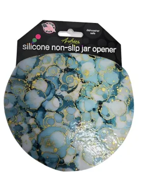 Jar Opener -  Blue / Gold / Dots Swirl 1