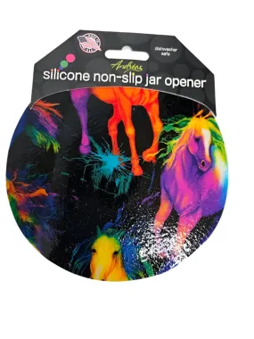 Jar Opener - Colorful Horses 17