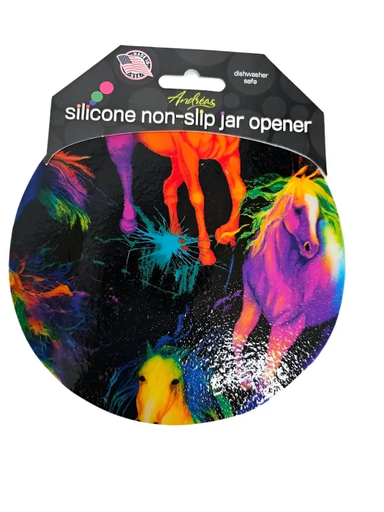 Jar Opener - Colorful Horses 17