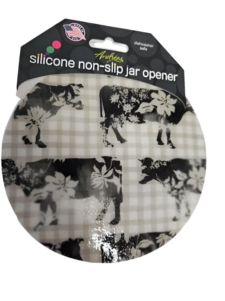 Jar Opener - Gingham Cow 27