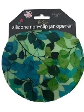 Jar Opener - Green / Blue Leaves 29